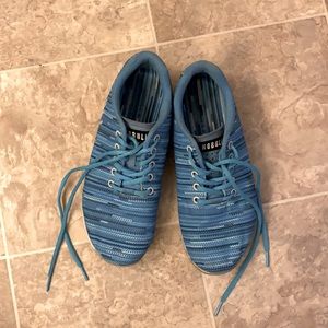 Striped blue No Bull shoes. Women’s size 9.